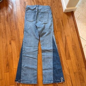 Gap 70s Flare Patched High Rise Jeans